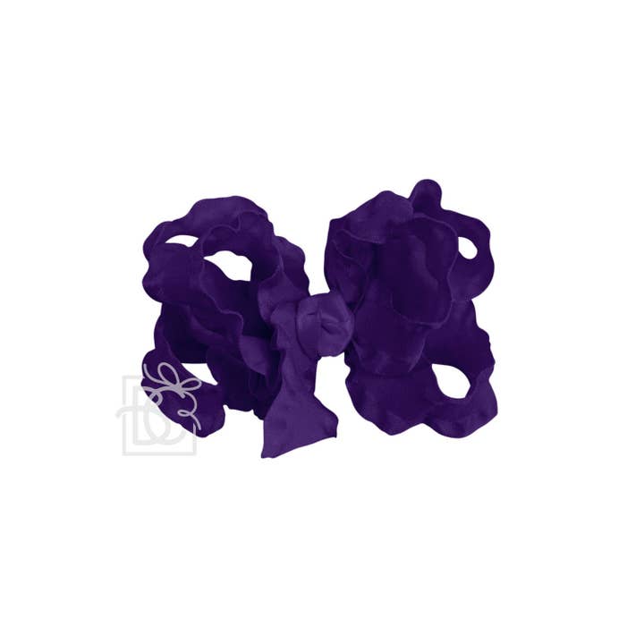Beyond Creations, LLC - Wholesale Hair Bow - Kids - DOUBLE RUFFLE BOW ON CLIP13