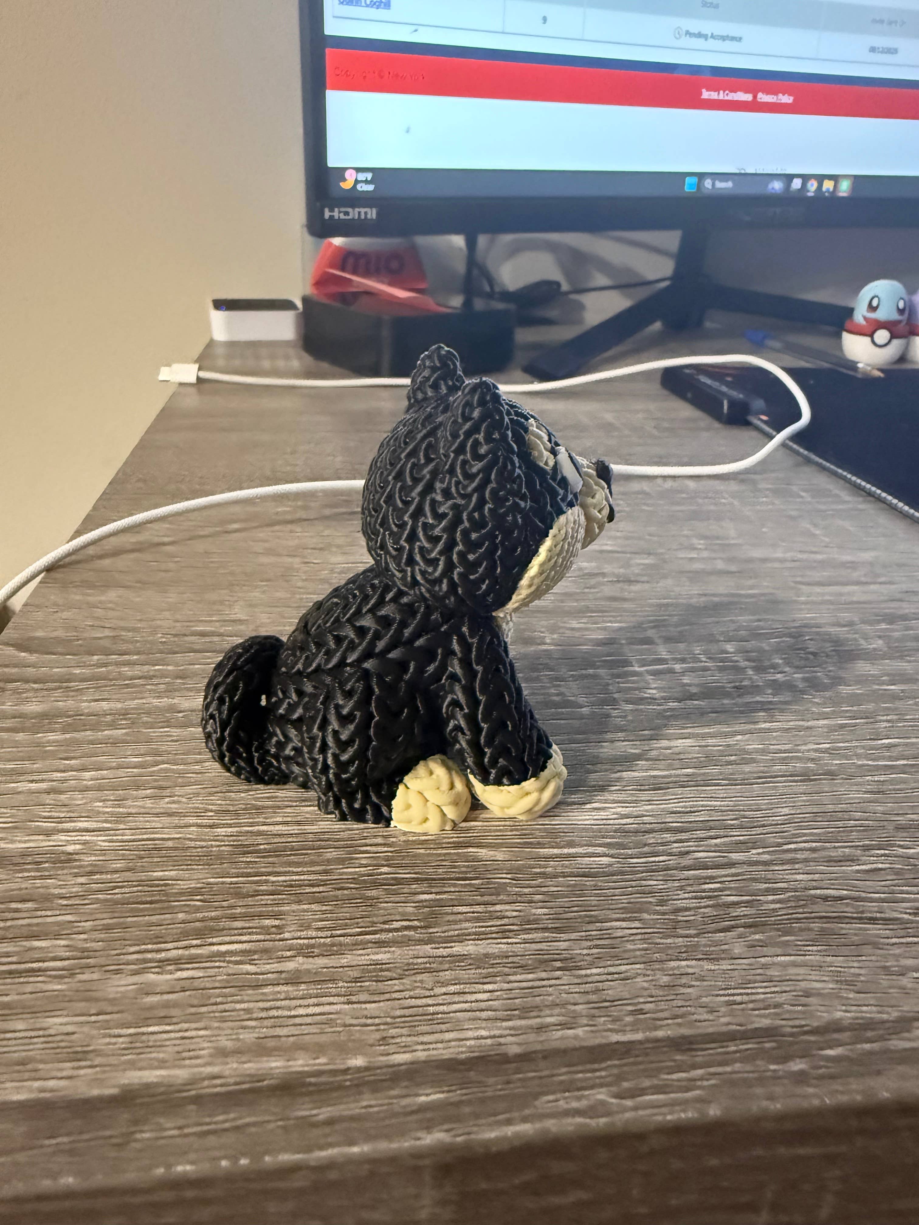 Upstate Design Decor - Vente Figurine décorative - Figurine tricotée imprimée en 3D Shiba Inu - Plusieurs couleurs7