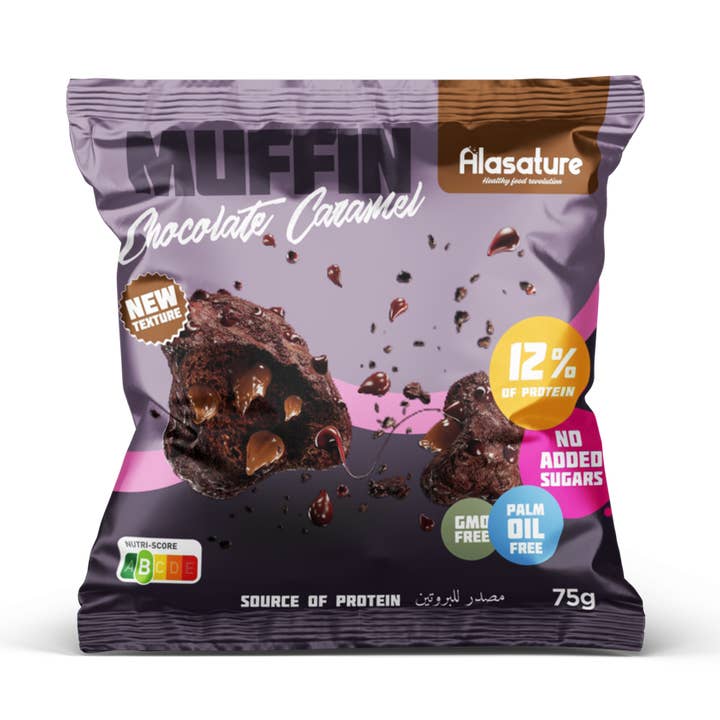 Caramel Chocolate Muffin for wholesale by Alasature / Elmafood Iberica SL