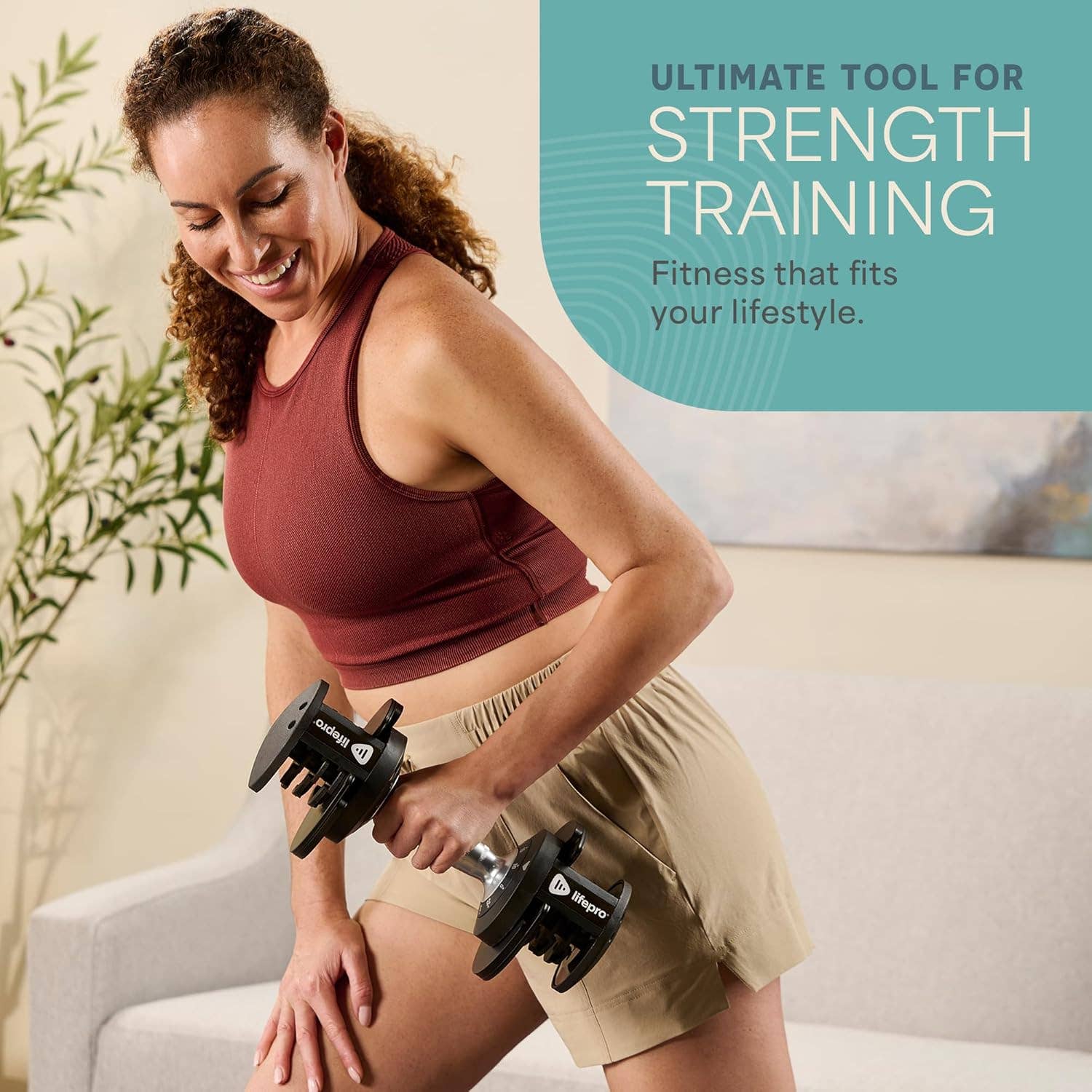 LifePro - Wholesale Fitness Equipment -  Lifepro Adjustable Dumbbells – 25lb Pair for Home Gym8