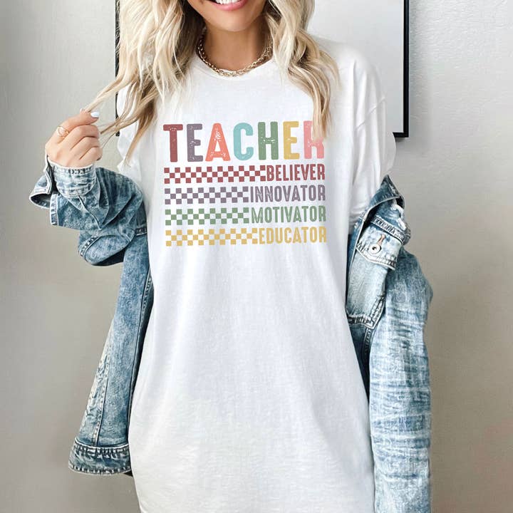 Retro Teacher Life Shirt, Vintage Teacher Definition T-shirt for wholesale by NVC Ecommerce LLC