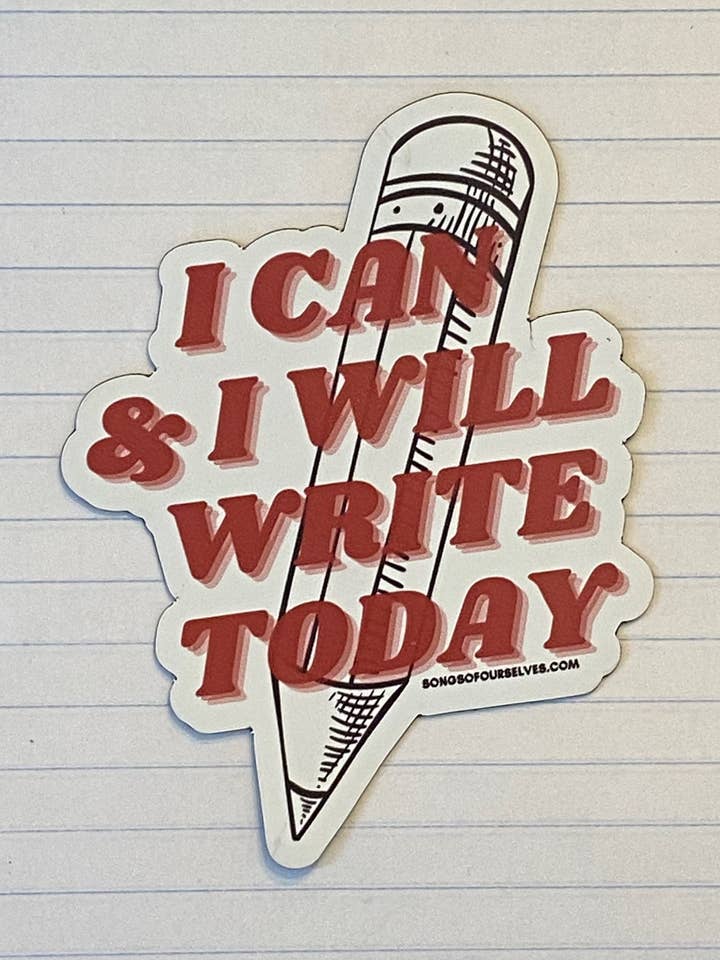 Jag kan och jag kommer att skriva idag magnet för wholesale av Songs of Ourselves