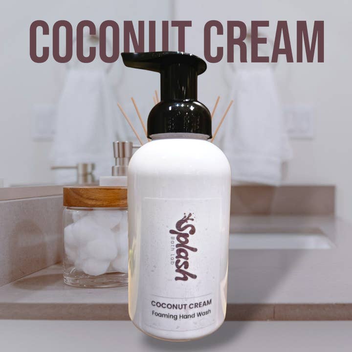 Coconut Cream Foaming Hand Soap for wholesale by Splash Bath Lab