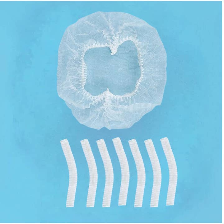 Disposable Hair Nets (Head Bouffant Caps) 12 GSM(100/pack) for wholesale by CLW Distributors INC