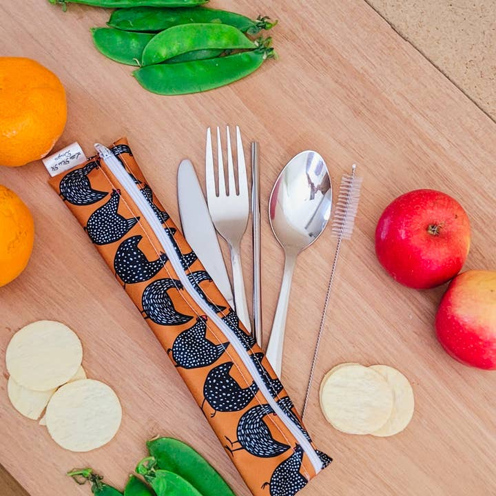 Flappy Cutlery Pouch for wholesale by Little Miss M Designs