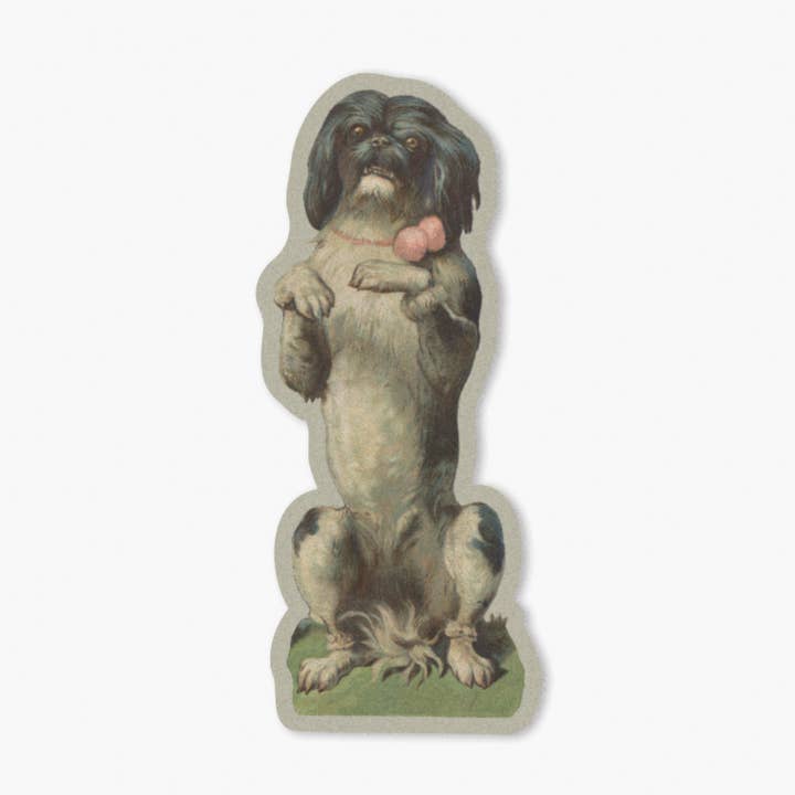 Mattie • Sticker • Vintage Dog for wholesale by The Digital Chromist