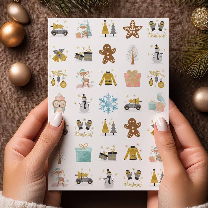 Stickervel Cozy Christmas voor wholesale door Sticker Varia