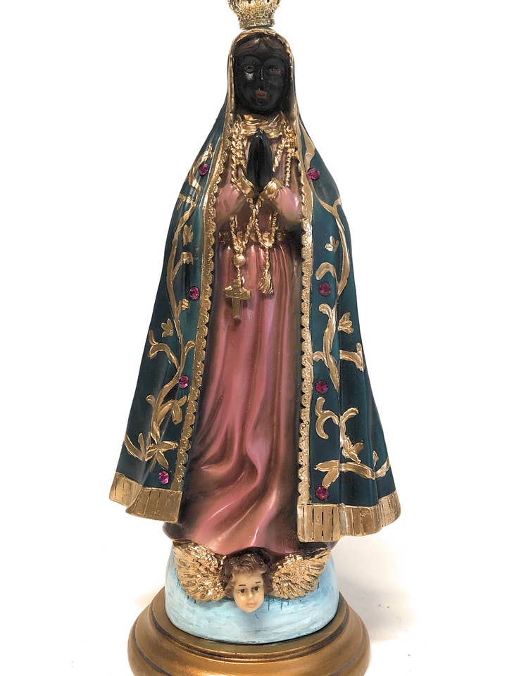 Staty Madonna Aparecida 32 cm harts för wholesale av Costa Articoli Religiosi