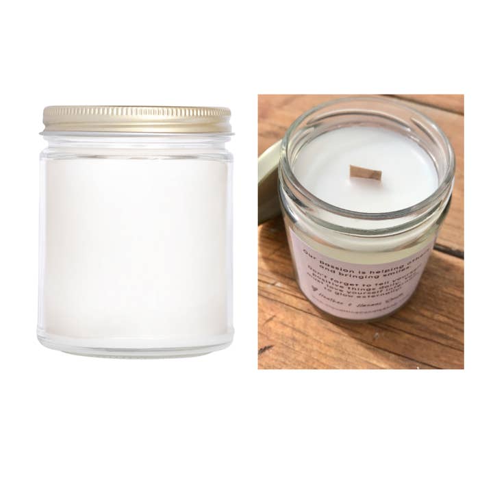 7.5oz Soy Blend Candles for wholesale by Cloud Nine Candle Shop