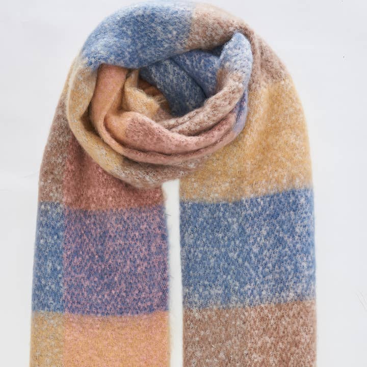 20s & 50s Sets: Patterned Women's Scarf with Fringes for wholesale by NF Nitzsche Fashion