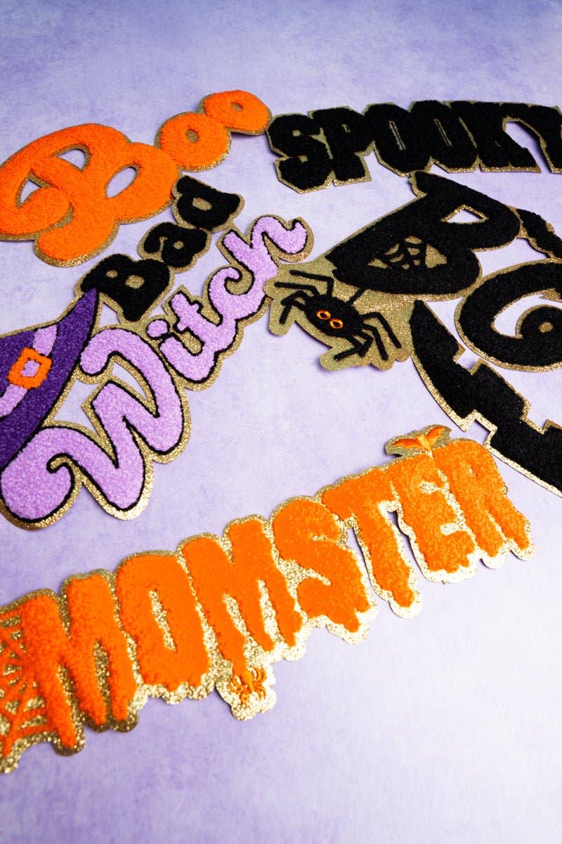 Wholesale Accessory Market - Wholesale Patch - Momster Large Chenille Patch, 3.5 x 9.751