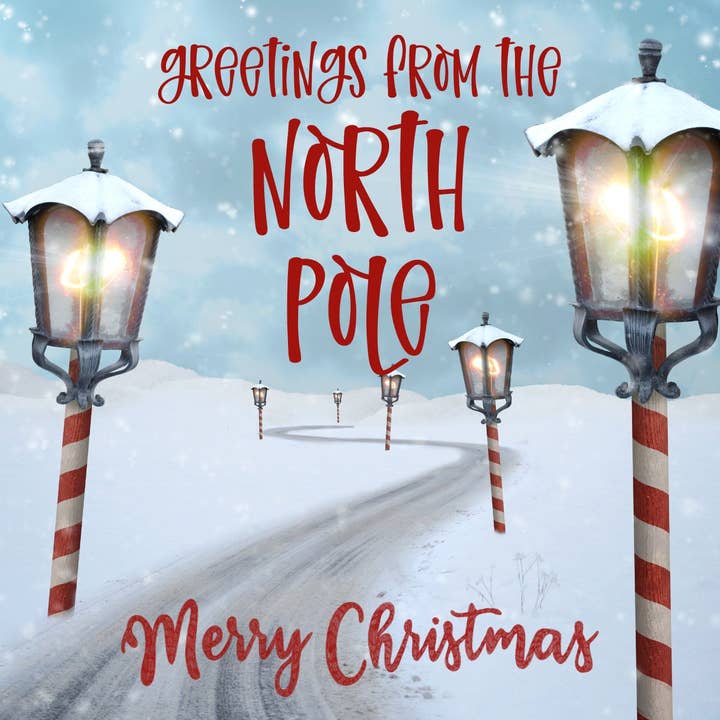 Saudações do Postal do Pólo Norte por atacado de Piles of Postcards