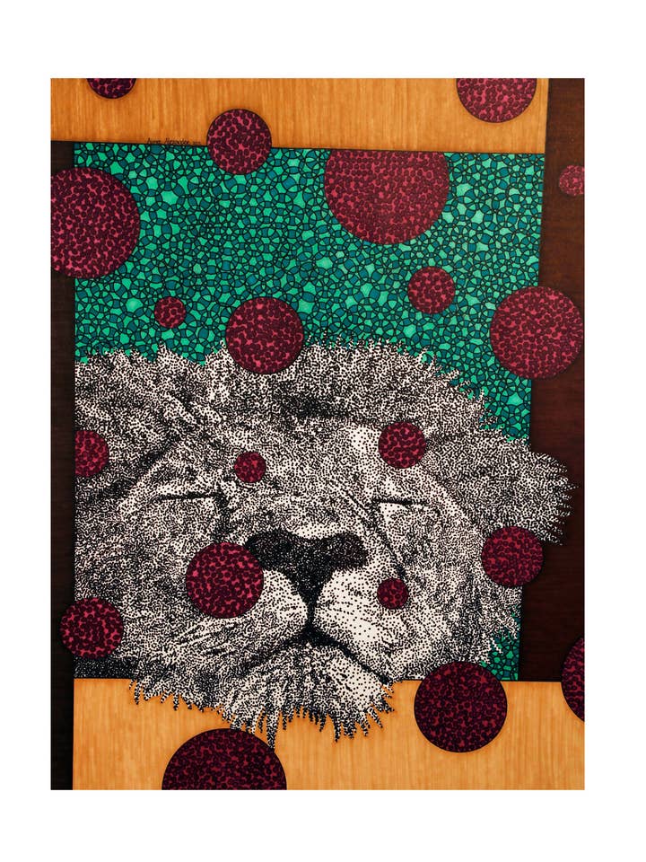 Lion Art Print for wholesale by artisticle
