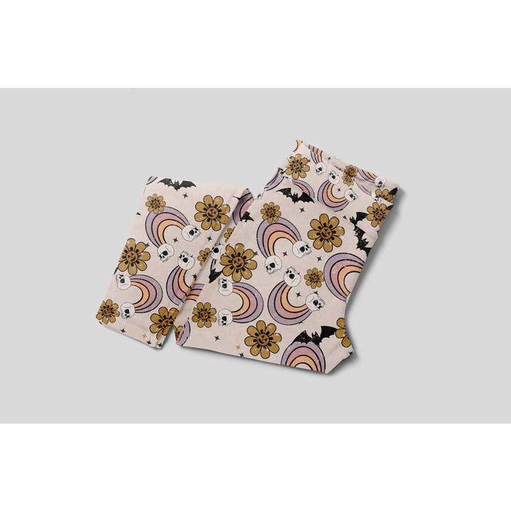 Beautifully Unique® Leggings – Großhandel Fashion-Leggings – Damen – AUSVERKAUF Regenbogen Totenkopf Blumen Leggings