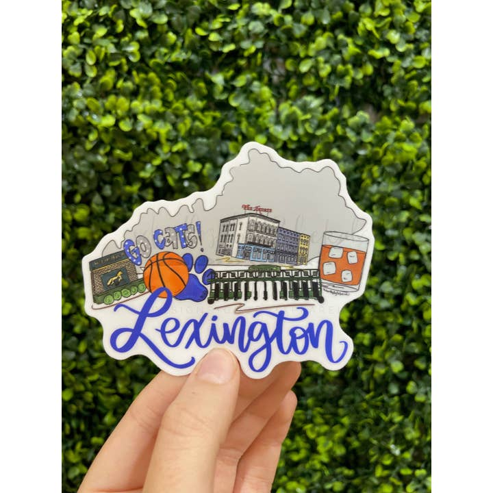 Pegatina de collage de Lexington, KY para venta al por mayor de Doodles By Rebekah
