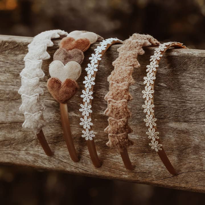 Cerchietto | Teddy Stars - Marrone per la vendita all'ingrosso da parte di Little Yune