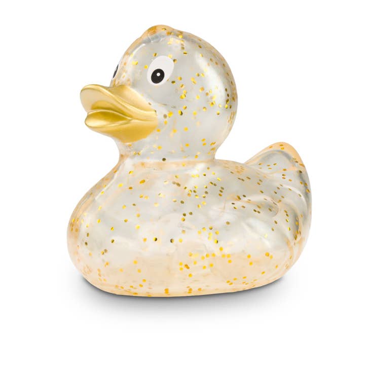 Anatra pubblicitaria Gloria Goldglitzer, ca. 8 cm per la vendita all'ingrosso da parte di ROEMER WELLNESS