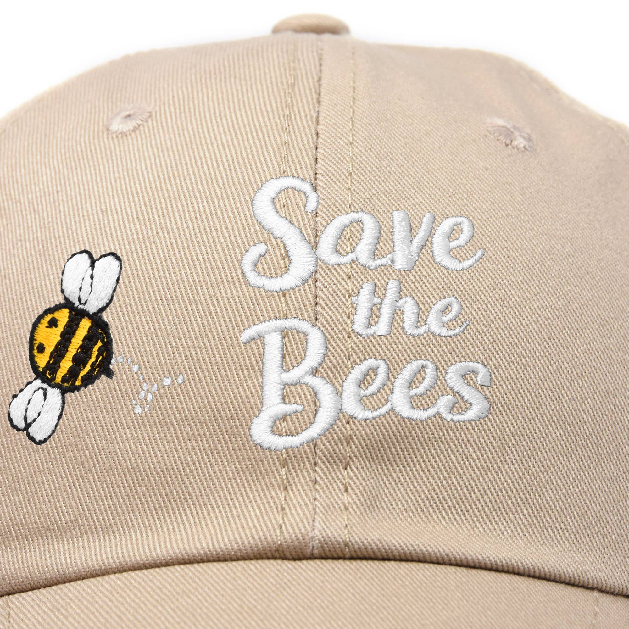 Dalix - Wholesale Baseball Cap - Women's - DALIX Save The Bees Baseball Cap Dad Hat Womens Girls25
