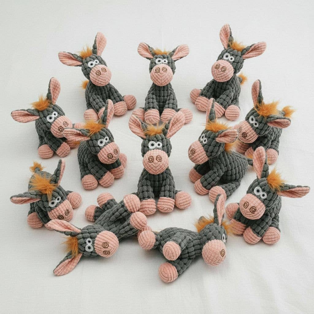 kapeit - Wholesale Pet Toy - Cat/Dog - Interactive Plush Donkey Dog Toy0