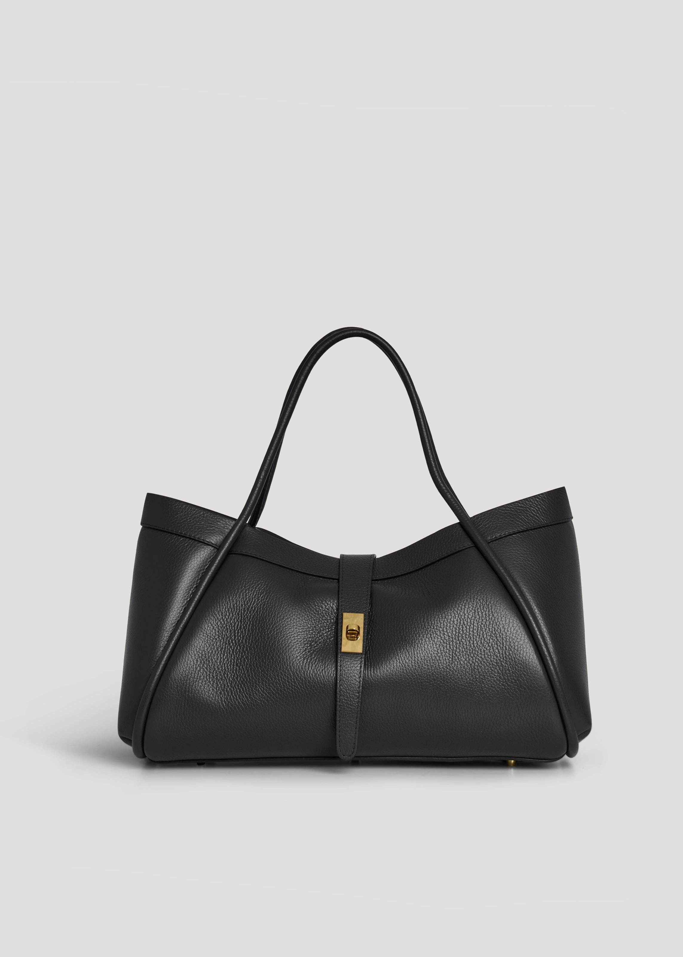 Voemièn - Wholesale Top Handle Bag - Women's - Mayfair Bag in Black Togo Leather