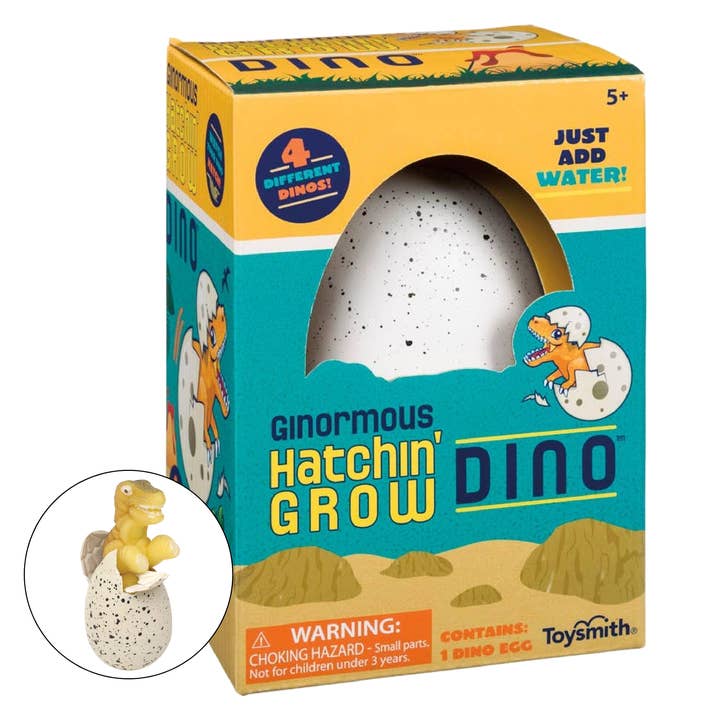 Ginormous Hatchin' Grow Dino Egg, Just Add Water for wholesale by Toysmith