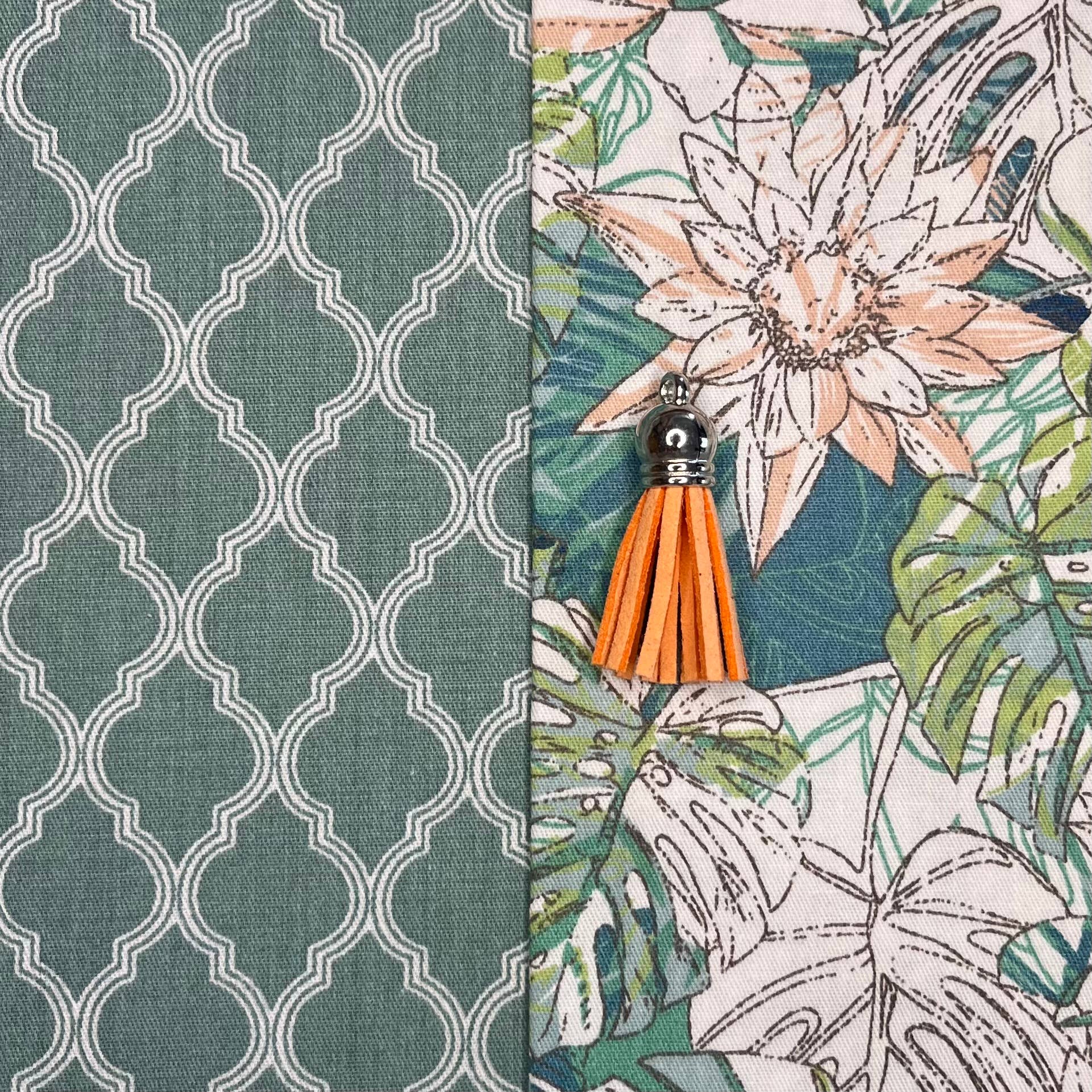 Paper Kuts – wholesale Keychain – Unisex – Handmade Cotton Key Fob Wristlet - Variety of Colours8