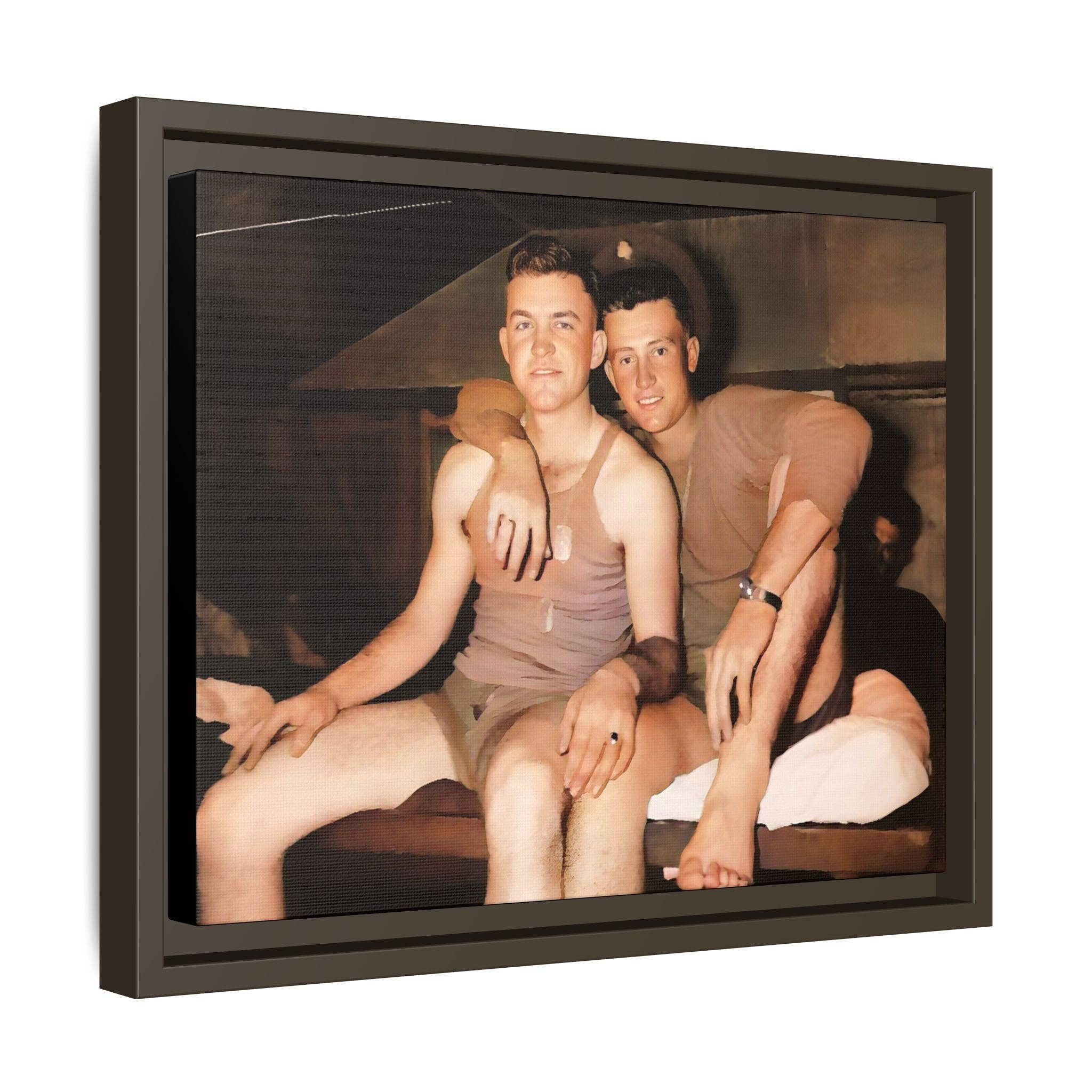 Walt & Pete - Wholesale Photograph - paire 100 | Framed Vintage Photo - Matte Canvas9