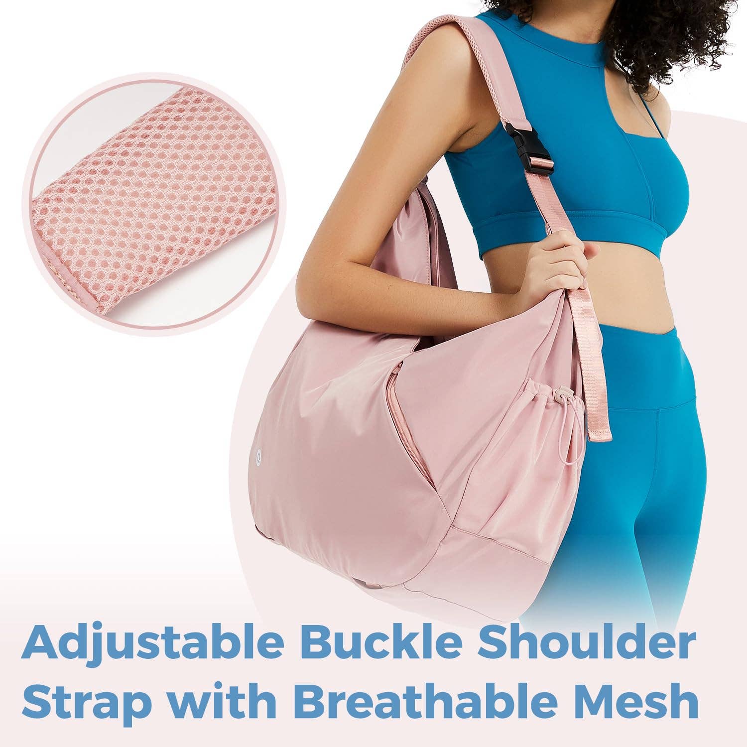 wandf - Vendita all'ingrosso Sacca da viaggio - Donna - Borsa a tracolla da palestra per il weekend con tasca umida12