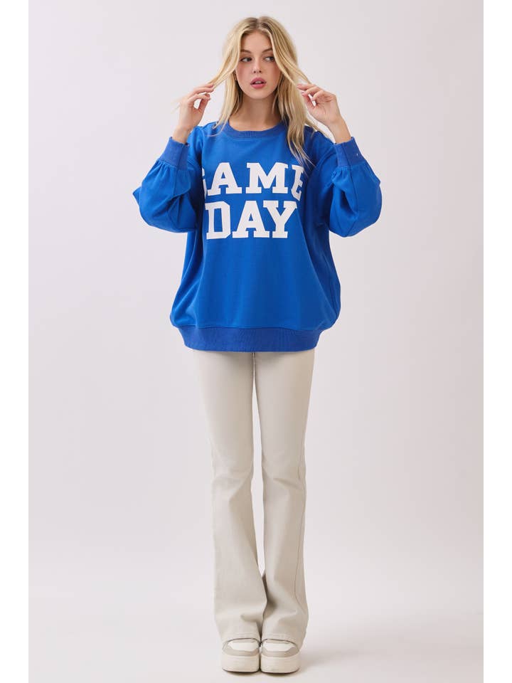 Sewn and Seen - Wholesale Graphic Sweatshirt - Women's - Bold Varsity Game Day Sweatshirt38