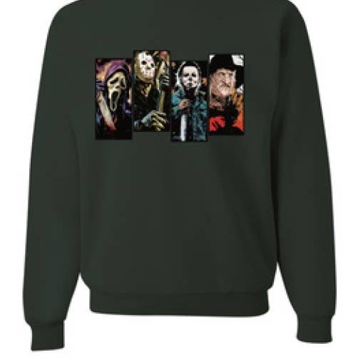 Sweatshirt Faces of Horror pour la vente par CreativeLinks