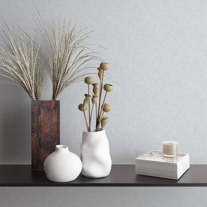 estructura de papel tapiz azul-gris para dormitorio sala de estar o para venta al por mayor de Marburg