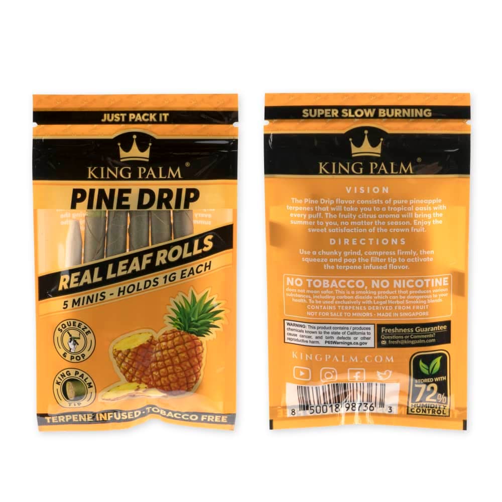 Cannatron - Wholesale Retailer Display - Paper & Novelty - King Palm 5pk Mini Flavored – 15ct Display27