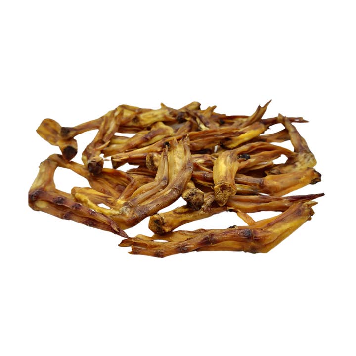Jojo Modern Pets - Wholesale Pet Treats - Dog - Duck Feet Dog Treats - Single-Ingredient Chews (25/Bag)