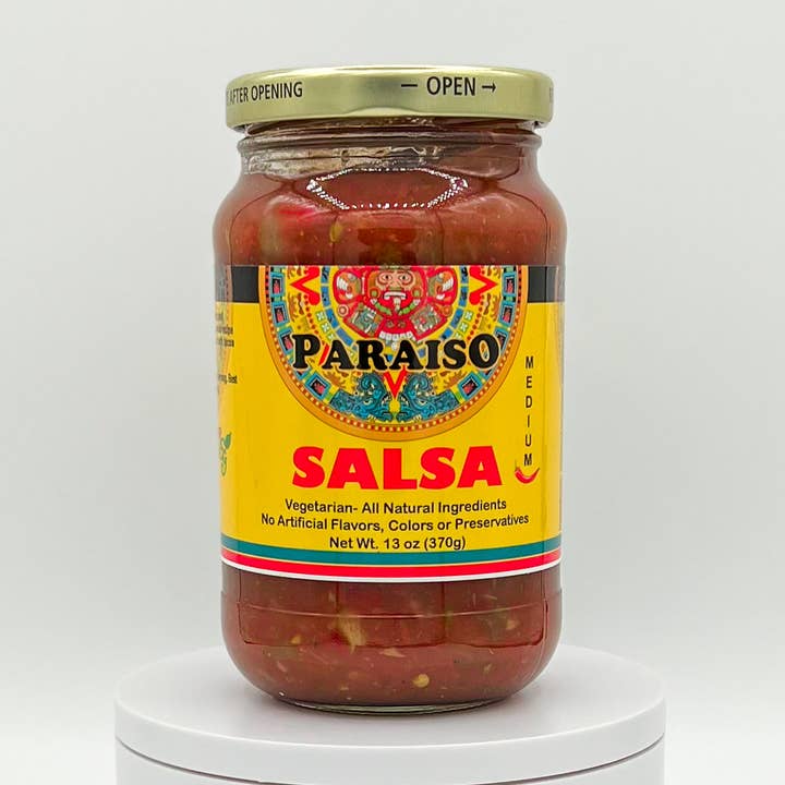 Handcrafted Salsa | Medium Spice | 13oz for wholesale by Ayurveg | NudeVeg Pickles