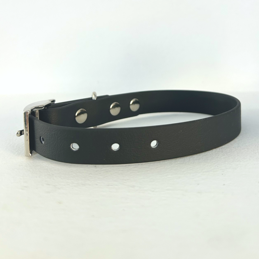 Puppies & Pom Poms - Wholesale Pet Collar - Dog - Handmade Biothane Dog Collar - Black - 20mm3
