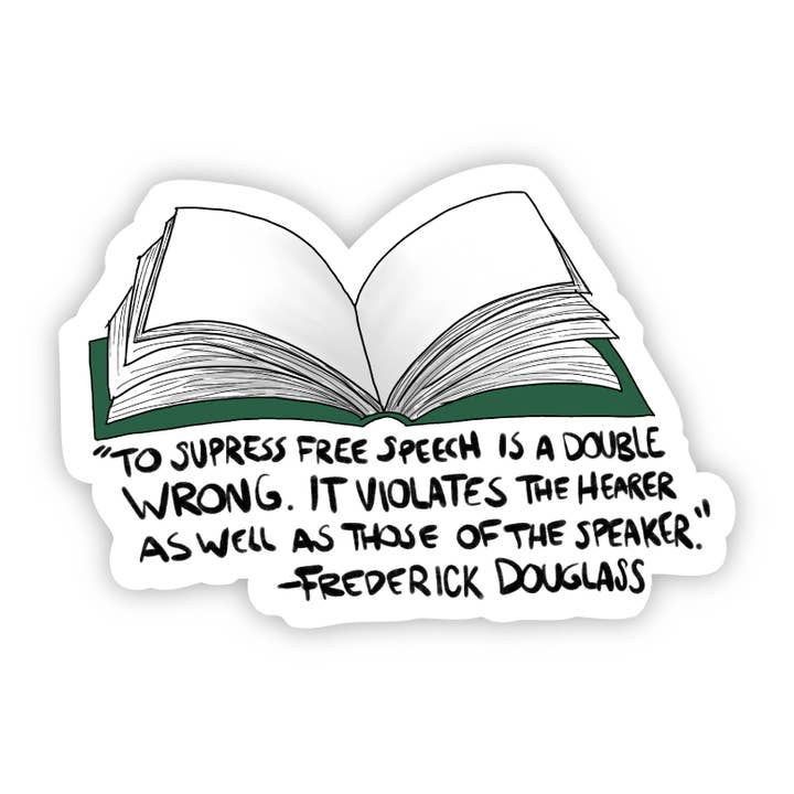 To Supress Free Speech Is A Double Wrong for wholesale by Big Moods