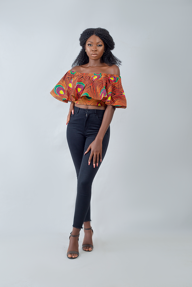 ETNICA - Wholesale Blouse - Women's - African Print Achol Crop Top3