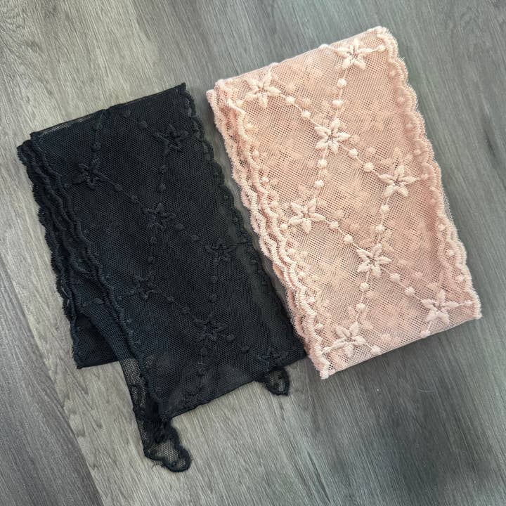 Wildflowers and Barley - Wholesale Hat accessory – Women's - Stretch Lace Hat Band-Star1