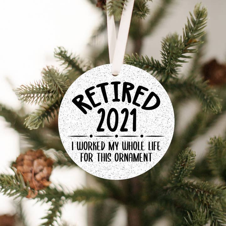 cuteful creationz - Wholesale Ornament - I Worked My Whole Life for This Retirement Christmas Ornament