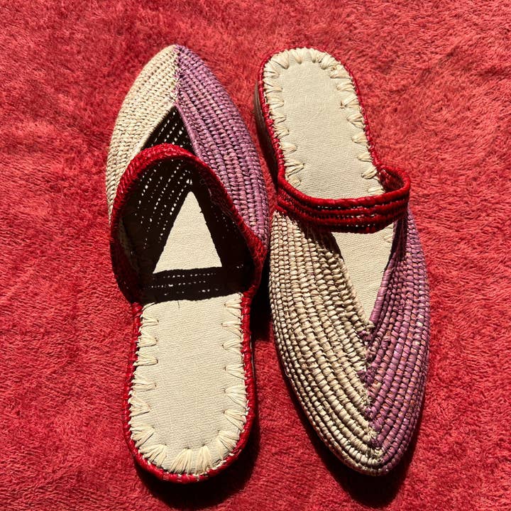 LaMaisonBerbere - Wholesale Sandals - Women's - Handmade Raffia Sandals Summer raffia sandals Moroccan6