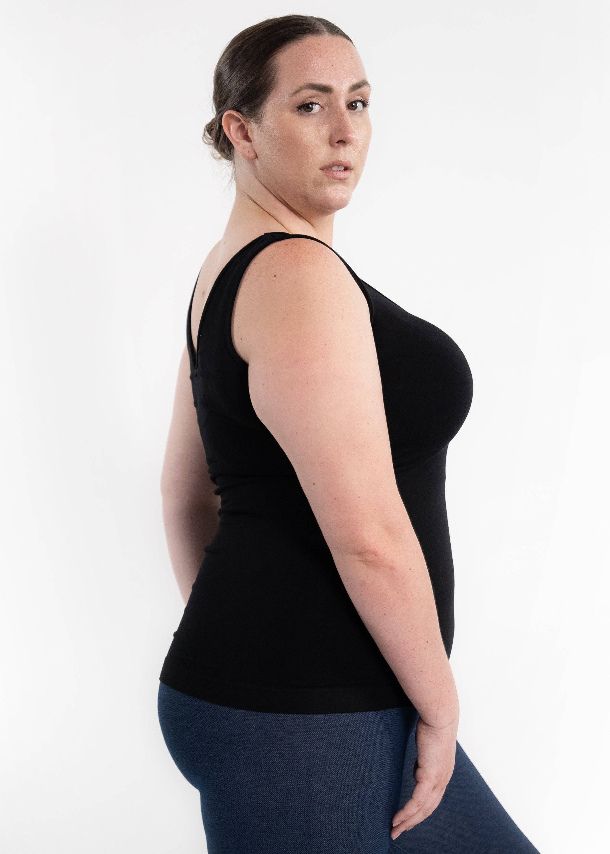 ELIETIAN - Wholesale Tank Top - Women's - Reversible Tank - Curvy Fit35