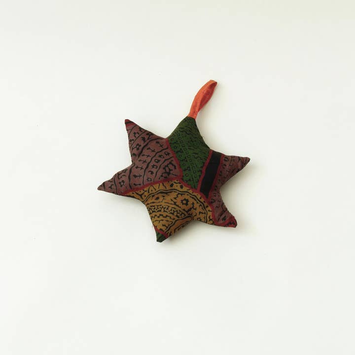 Nordstjerne - Wholesale Ornament - SUSTAIN vintage silk star, small5