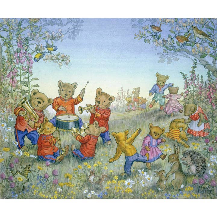 Teddybjørneband af Molly Brett - Børneprint for engroshandel hos Ganymed Press