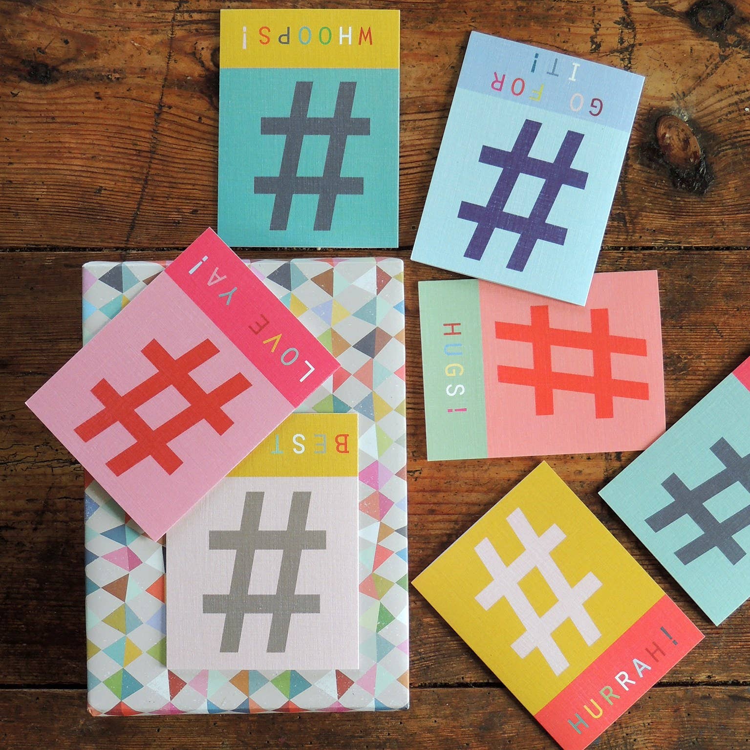 Kali Stileman Publishing – wholesale Everyday greeting card – STW13 Mini Hashtag Whoops Card3