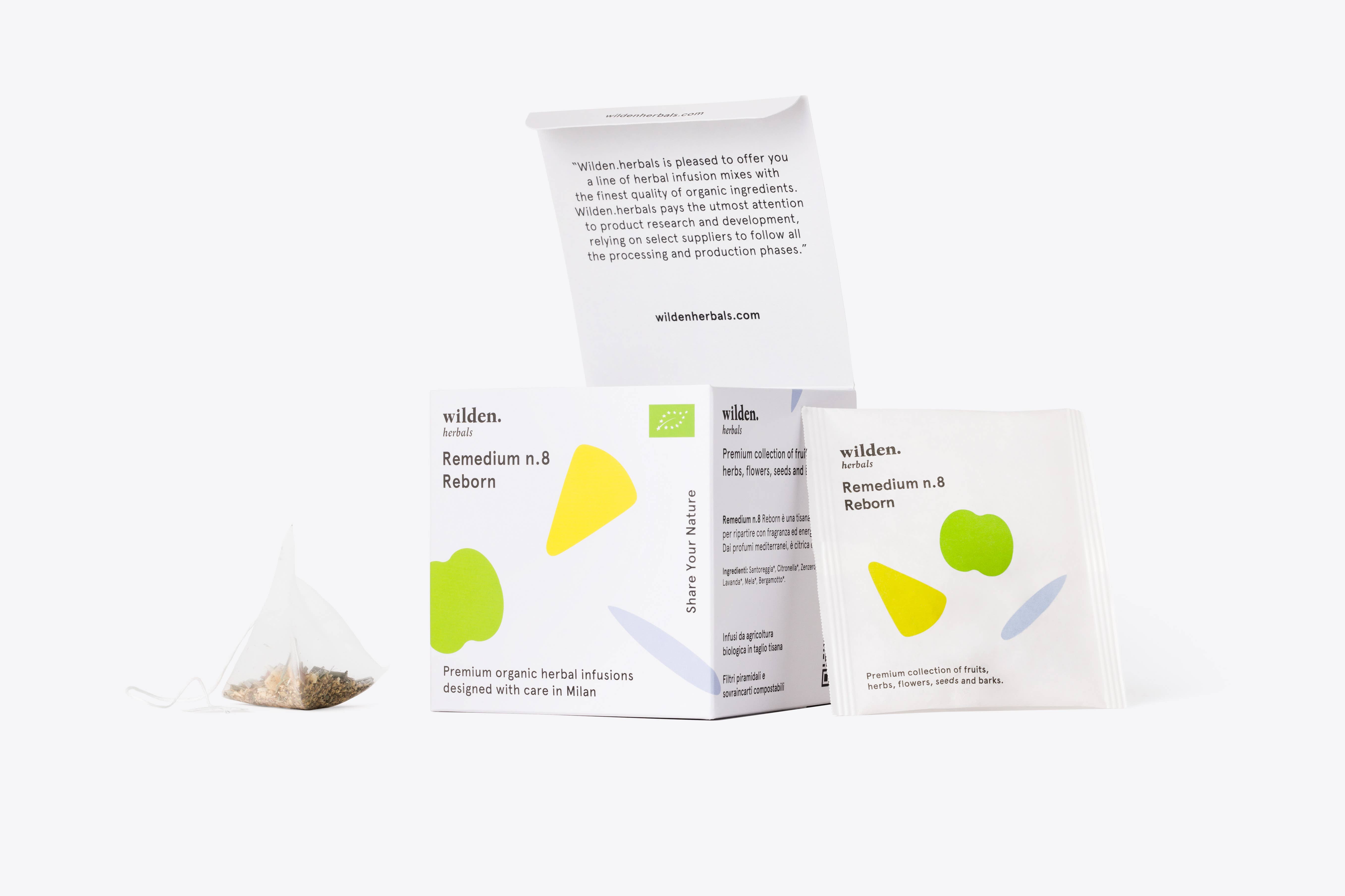 Wilden.herbals - Wholesale Health/Detox Tea - Organic herbal tea: Remedium No.8 (Reborn)