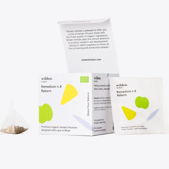 Wilden.herbals - Vendita all'ingrosso Tisane salutari e depurative - Tisana biologica: Remedium No.8 (Reborn)