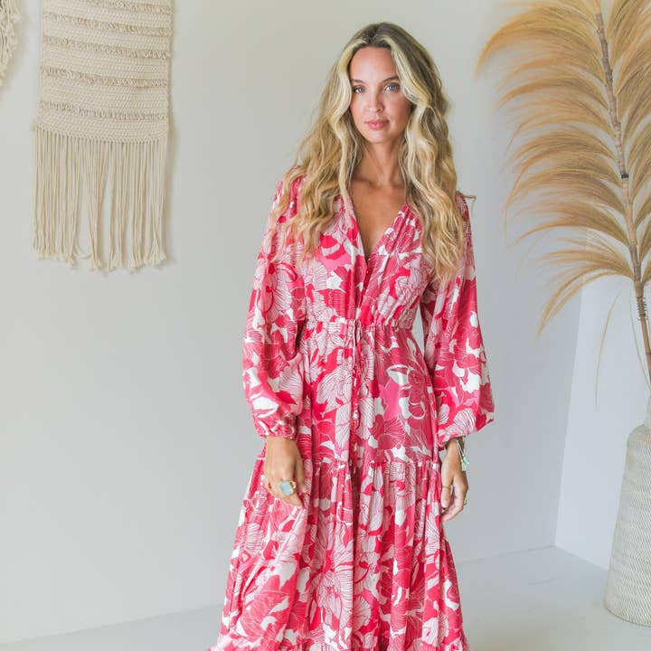 SOULINA PRINT TERESA MAXI DRESS for wholesale by Jaase