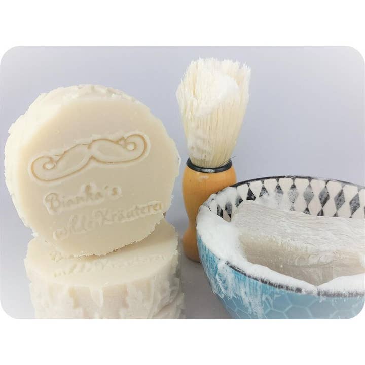 LT-Naturprodukte - Vendita all'ingrosso Crema da barba - Uomo - Sapone da barba Stubble Robber | Rasatura delicata con crema curativa Rügen