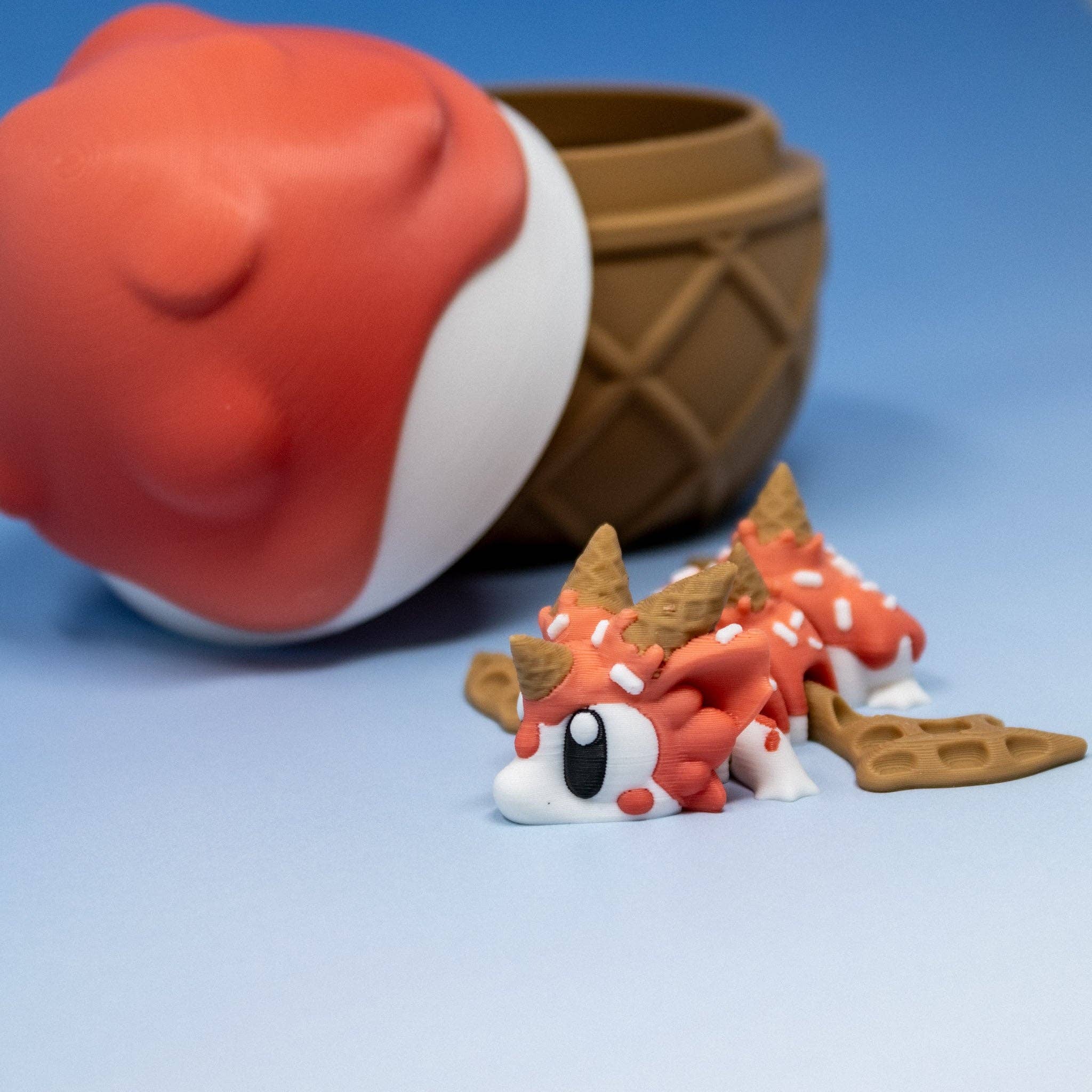 Super Fantastic – wholesale Fidget toy – Kids – Sugar Rush Articulated Dragon & Egg1