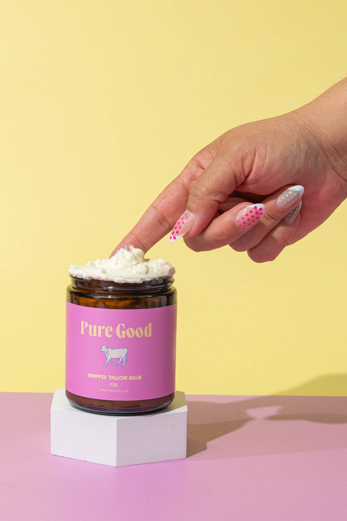 Pure Good - Wholesale Body Balm/Butter - Pure Whipped Tallow - Perfect for sensitive skin of all ages.4